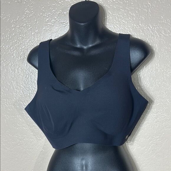 Honeylove women’s black v neck bra pullover smoothing wireless 1x - Picture 1 of 4